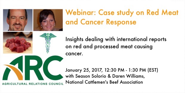 Webinar: Red Meat and Cancer Response