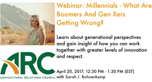 Webinar: Millennials - What Are Boomers And Gen Xers Getting Wrong?