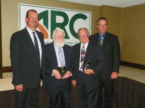 Daren Williams, The Beef Check Off, Inductees Richard Howell and Gary Myers, ARC President Mike Opperman, Charleston Orwig (Shown Left to Right)