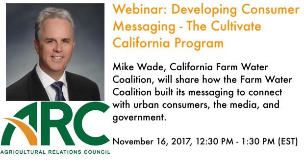 Webinar: Developing Consumer  Messaging - The Cultivate  California Program